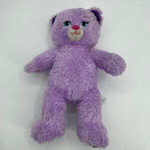 BULD-A-BEAR Disney Anna Frozen Purple 18 Inch Plush Teddy Bear